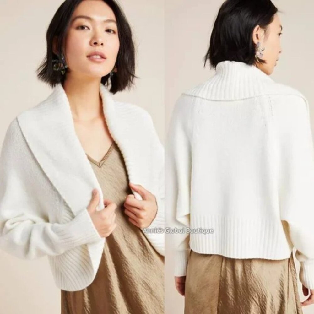 New Anthropologie Copley Open-Front Cardigan M/L - Picture 5 of 13